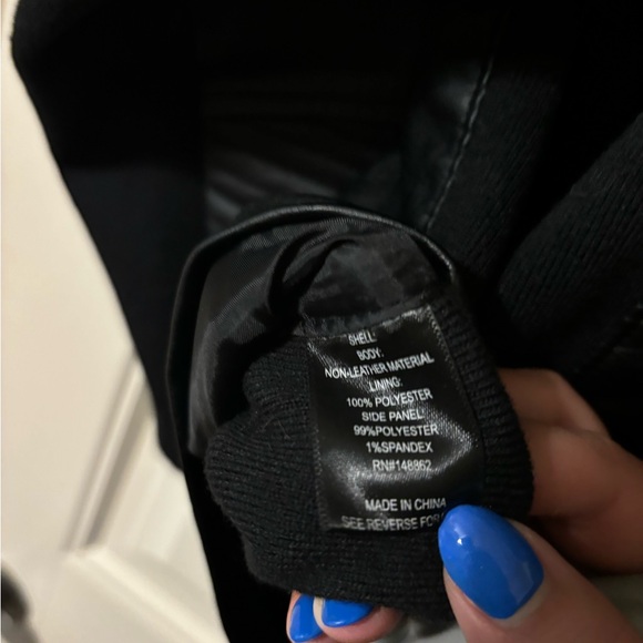 Torrid Faux Leather Collarless Moto Jacket - Picture 11 of 14